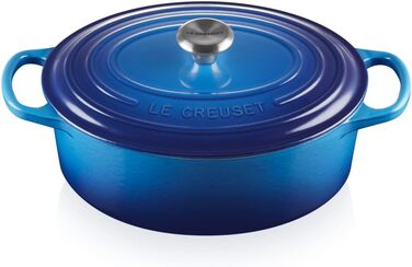 Гусятница / жаровня з кришкою 27 см, синій Le Creuset