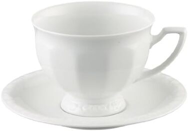 Чайная пара чашка: 490 мл, блюдце: диаметр 18 см. Rosenthal Maria Weiss