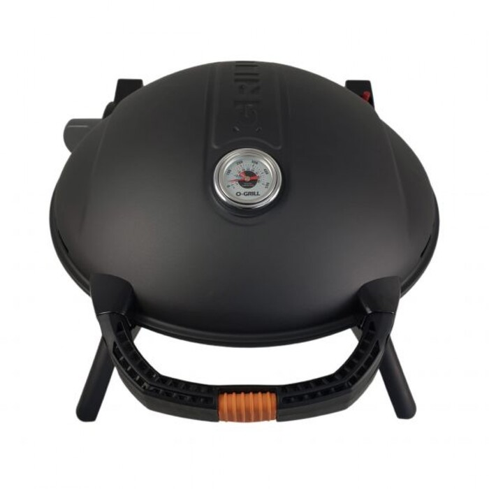 Портативный переносной газовый гриль O-GRILL 900, черный+шланг в подарок! Код: 009062