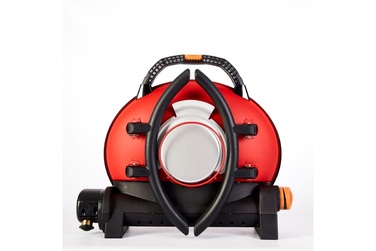 КОМПЛЕКТ Портативный переносной газовый гриль O-GRILL 500, красный+шланг в подарок! Код: 011676