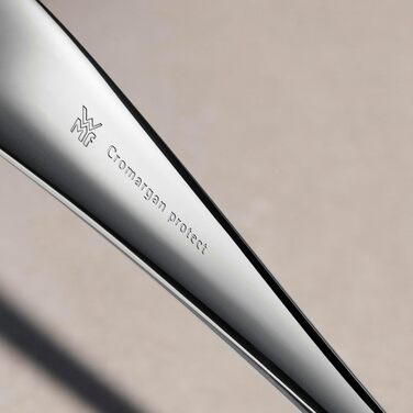 Набір столових приборів WMF Sentic для 12 осіб, 66 предметів посуду, ергономічний, захист Cromargan, можна мити в посудомийній машині, ковані обідні ножі, коробка для столових приборів 1270006341