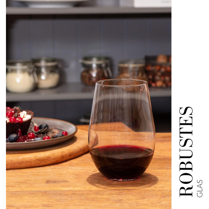 Набір безніжкових келихів для вина 6 шт 580 мл Krosno