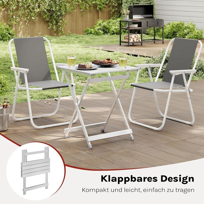 Складной алюминиевый стол для кемпинга WOLTU