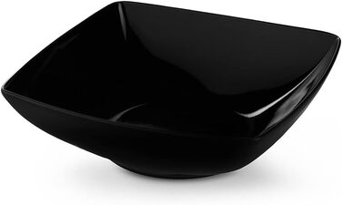 Набір посуду konsimo 12 персон Набір тарілок EPIRI Modern 36 предметів Столовий сервіз - Сервіз та набори посуду - Комбінований сервіз 12 осіб - Сервіз для сім'ї - Посуд тарілки (глянцеві чорні, на 6 персон)