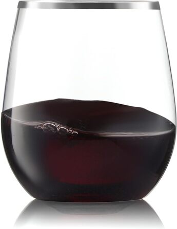 Пластиковые бокалы для вина без ножки 32 шт 340 мл CHATEAU FINE TABLEWARE