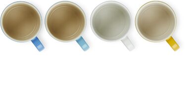 Набор из 4 кружек 350 мл, разноцветный Riviera Le Creuset