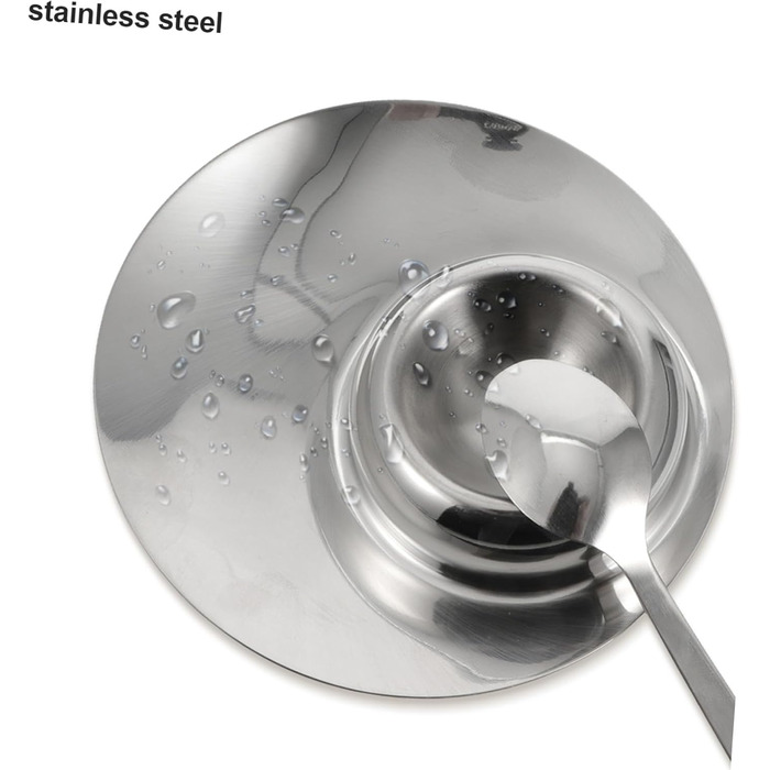 Підставка для яєць 12 см з ложкою, нержавіюча сталь Toyvian