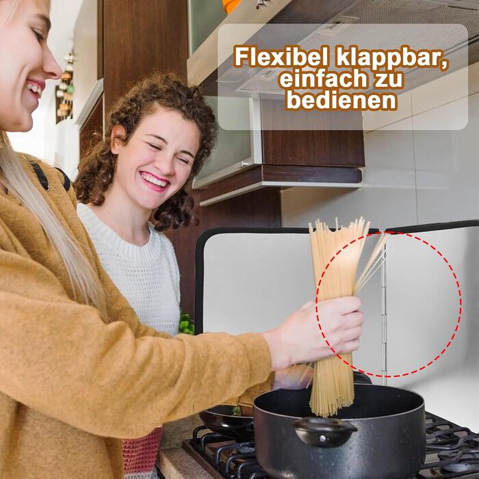 Компактний складний захист від бризок жиру 76,4 × 29,5 × 29,5 см DBAATTZ