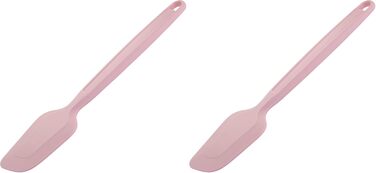 Силиконовая лопатка-скребок для теста 28 см, набор 2 предмета, пастельно-розовые Pamela Reif Fackelmann