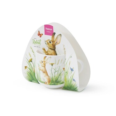 Кухоль Fissman RABBIT 380 мл порцеляна (13724)