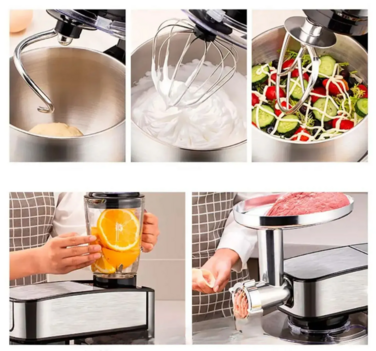 Кухонный комбайн 3-в-1, 7 л 4500 Вт Top Kitchen
