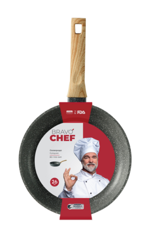 Сковорода Bravo Chef глубокая 26 см. (7133020)
