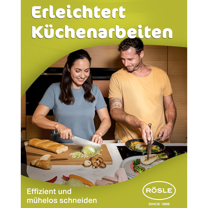 Японський кухарський ніж накірі 18 см Wolfgrey Rosle