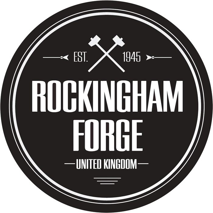 Блок ножів Rockingham Forge, пластик, похилий дизайн, порожній блок ножів (матовий чорний)