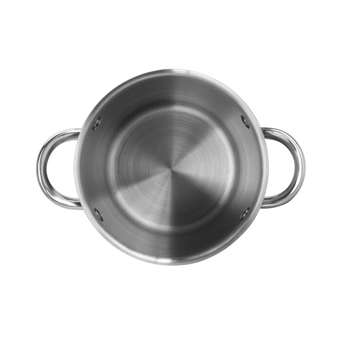 Каструля Fissman CAPELLINI зі вставкою-пароваркою та скляною кришкою16x21 см 3,5 л нержавіюча сталь (5369)