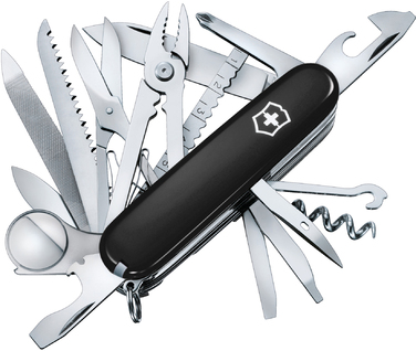 Нож Victorinox Swisschamp 91мм/33funk/черный