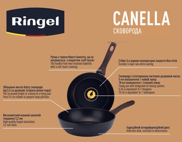 Сковорода RINGEL Canella 26 см. (6323422)