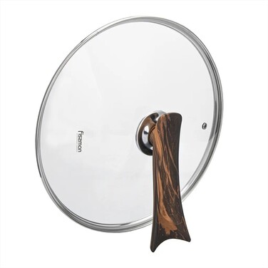 Сковорідка Fissman CAPELLA 28x8,5см / 3,5 л зі скляною кришкою алюміній з антипригарним покриттям (14959)