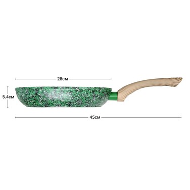 Сковорода для жарки Fissman MALACHITE 28x5,4 см (4313)