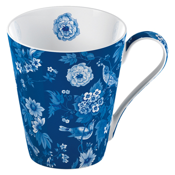 Кухоль для чаю CreativeTops Garden Birds, синьо-блакитний, фарфор, 400 мл