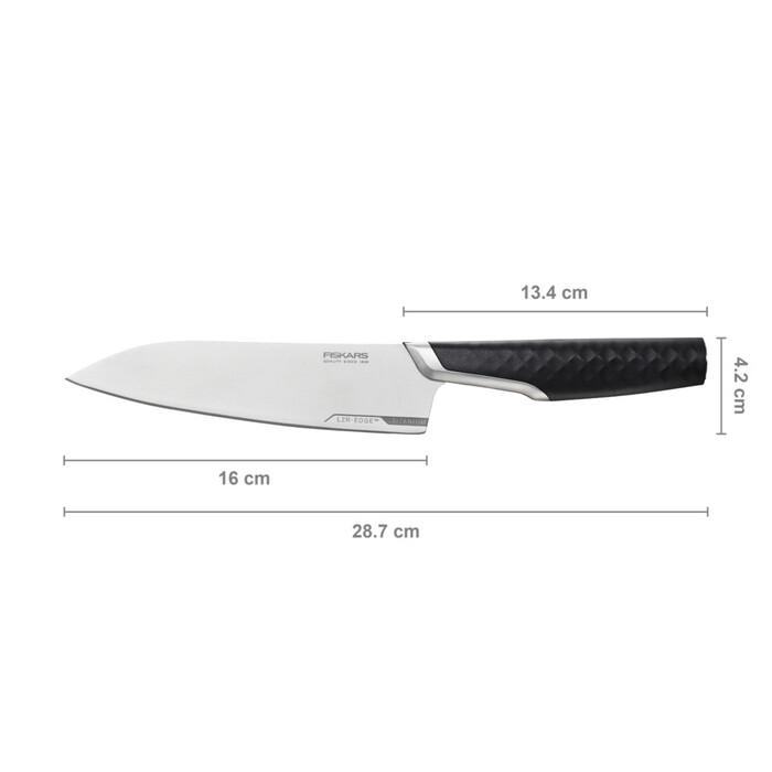 Нож для повара повара Fiskars Taiten 16 см (1066832)