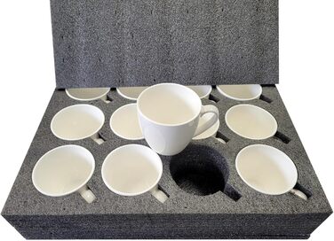 Набор кофейных чашек из 12 предметов 200 мл LISSEK