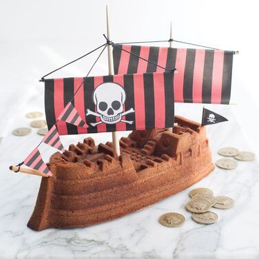 Форма для выпечки Nordic Ware Pirate Ship, 35,5 х 15,5 х 10 см