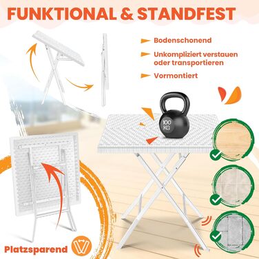 Складной стол для отдыха KESSER