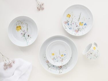 Набір посуду на 2 персони, 10 предметів, Лугові квіти Allround Creatable