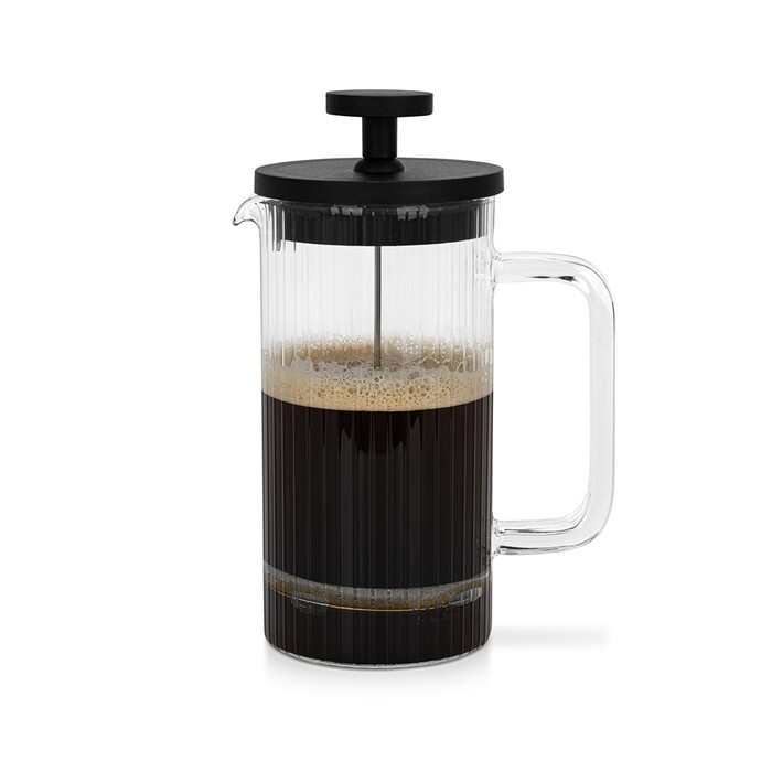 Заварочный чайник с поршнем Fissman 350 мл стеклянная колба (9155)