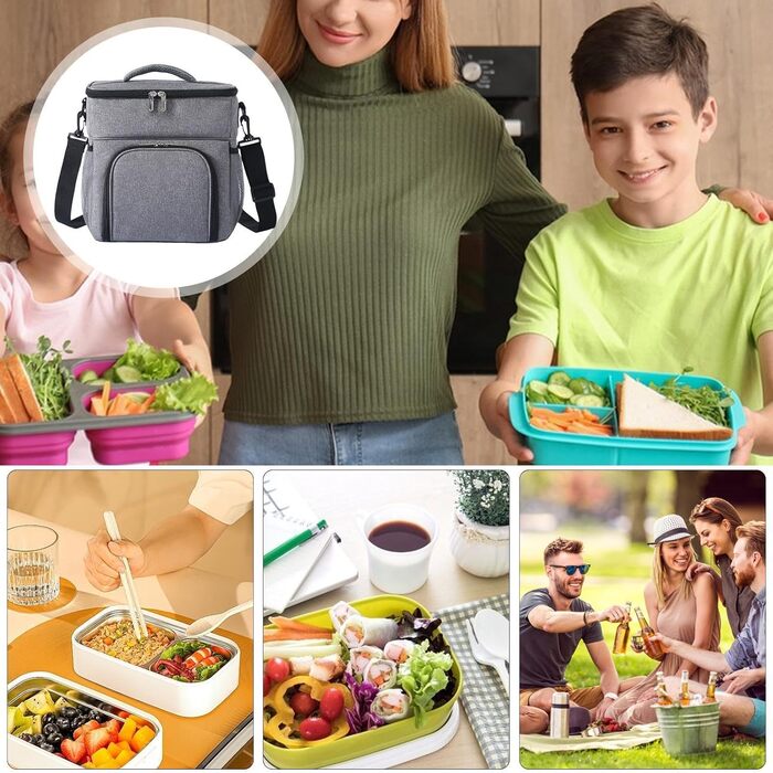 Термосумка 14 л серая Generisch