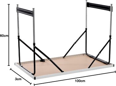 Кемпинговый стол с регулируемой высотой 100 x 60 см Spetebo
