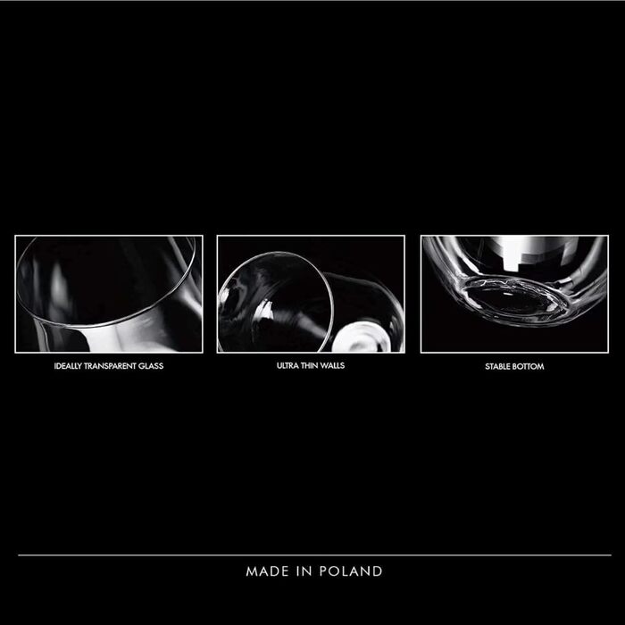 Набір безніжкових келихів для вина 6 шт 580 мл Krosno