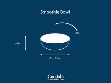 Серія Набір посуду з 4 предметів, Зернова миска, Керамограніт Pokebowl (Nature Collection, Smoothibowl), 23432