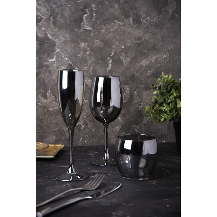 Набор бокалов Luminarc Delice Graphite, 6х160 мл (6995351)