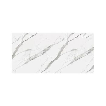 Стінові панелі IZODEKOR під мармур 60x120 см Панель для кухонного фартуха ПВХ-облицювання стін для кухні, ванної кімнати Бризкозахисний екран для кухні Водонепроникний та термостійкий ( панель, новий колір Ice Berg Grey)