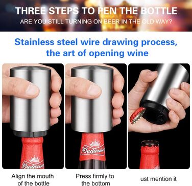 Набір з 4 автоматичних відкривачів для пляшок LUPATDY