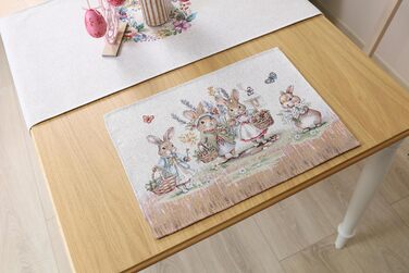 Набор из 4 подставок под тарелки 35 х 45 см textile idea