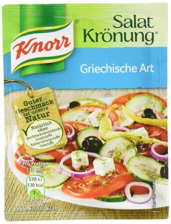 Заправка для салату Knorr у грецькому стилі (5 x 5 шт.)