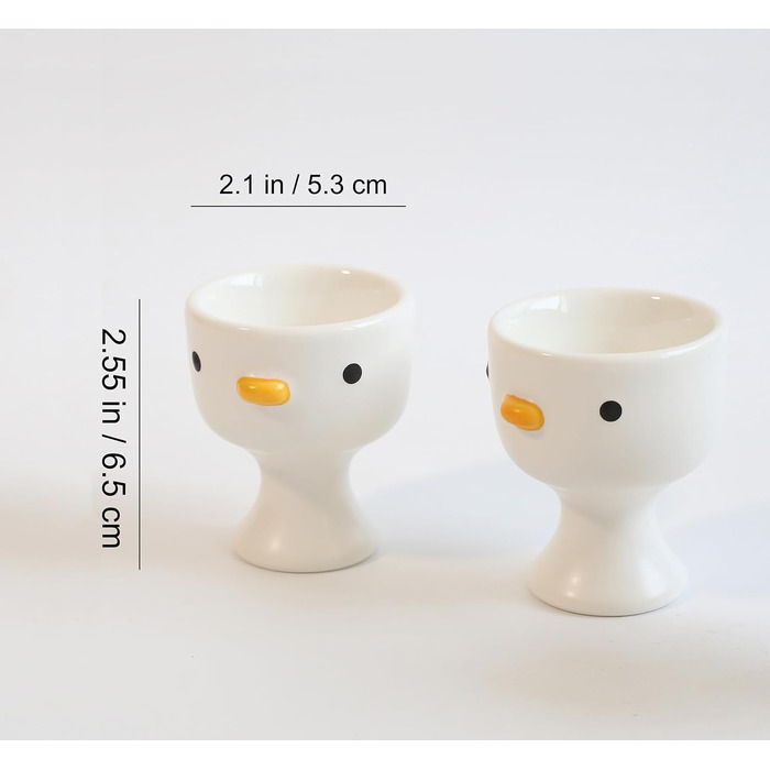 Набор из 3 милых чашек для яиц TULANDOT