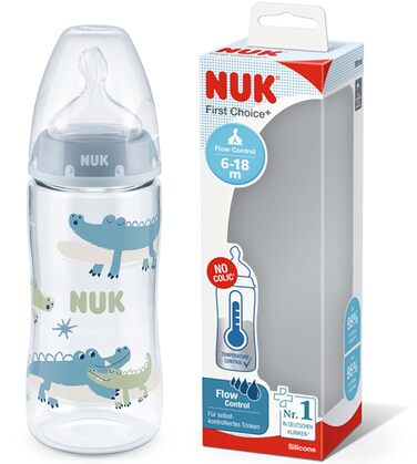 Бутылочка для кормления 360 мл, синий First Choice NUK