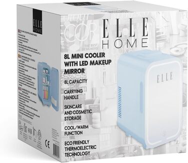 Міні-холодильник із LED-дзеркалом 8 л ELLE