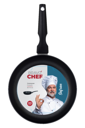 Сковорода BRAVO CHEF Safran 20 см б/крышки (6792307)