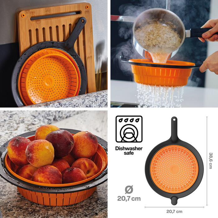 Дуршлаг с силиконом Fiskars Functional Form (1027304)