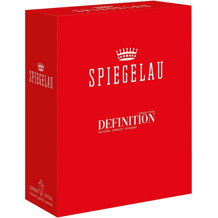 Бокал для вина универсальный, набор 2 предмета с полировальной тканью Definition Spiegelau