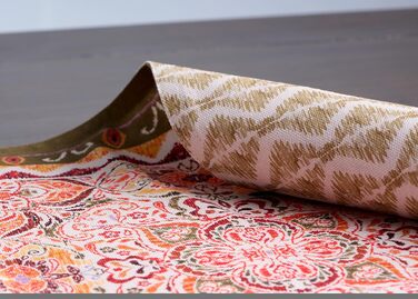 Бавовняні килимки для серветок, набір з 4 шт. , декоративні килимки для серветок, пасхальні килимки, що миються, для свят, вечерь, весни, літа (33 см x 48 см) (27 - Дамаск), 39Hermine 100