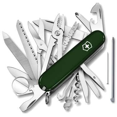 Ніж Victorinox Swisschamp 91мм/33функ/зел