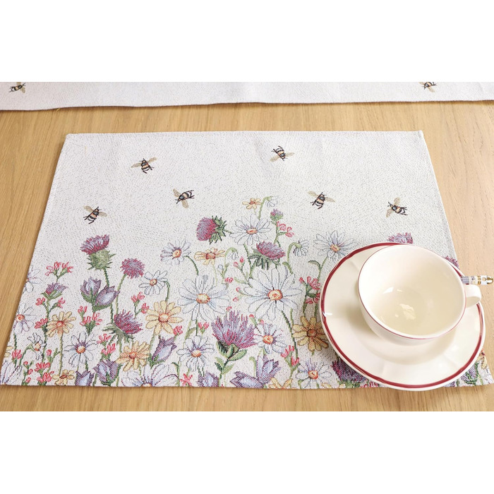 Килимки для серветок набір з 6 шт 35 x 45 см textile idea