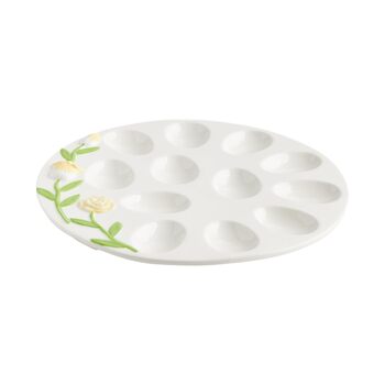 Керамічний піднос для яєць до Великодня 31 см home&you