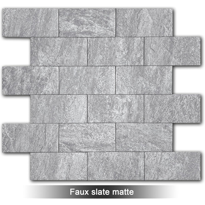 Самоклеящаяся настенная плитка для кухни водонепроницаемая 29,8 х 25,6 см 10 шт BeNice